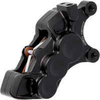 Arlen Ness 6 Piston Caliper - 08-21 Touring/18-21 Softail/06-17 FXD,FLST/14-21 XL w/ 11.8’’ Rotors / Front Right / Black
