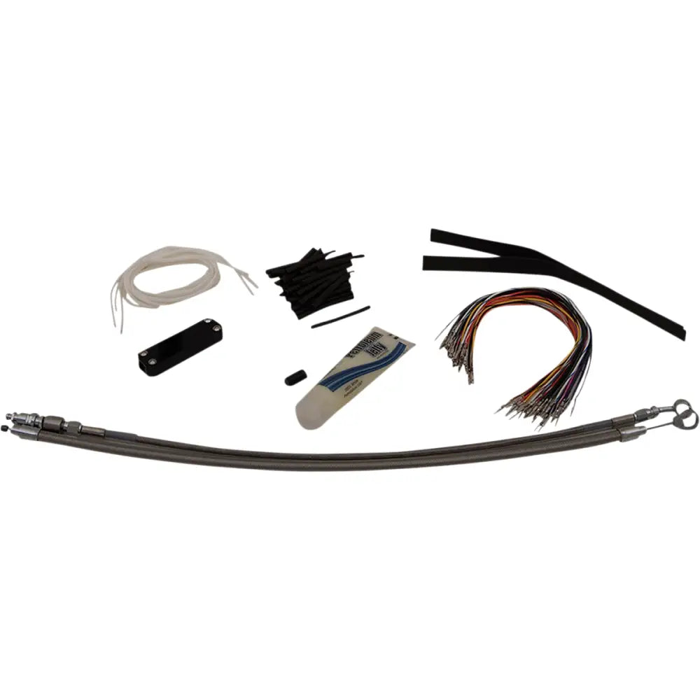 EZ Install Kit - 08-13 FLHT/FLHTC/FLHTK/FLHX / 14’’ / Braided - Hand/Foot Components