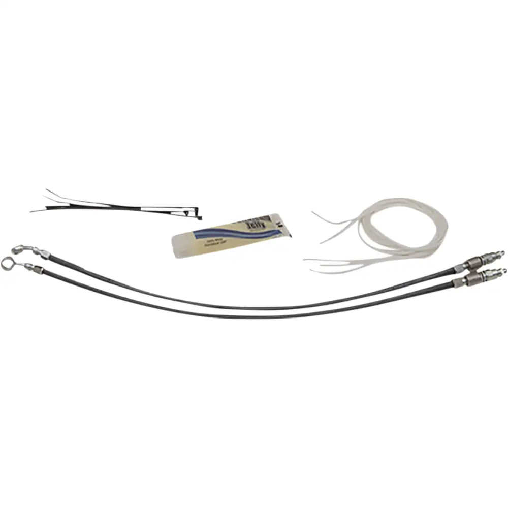 EZ Install Kit - 08-13 FLHTUSE, FLHXSE (Hydraulic Clutch) / 12’’ / Black Braided - Hand/Foot Components