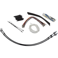 EZ Install Kit - 08-13 FLHTUSE, FLHXSE (Hydraulic Clutch) / 14’’ / Black Braided - Hand/Foot Components