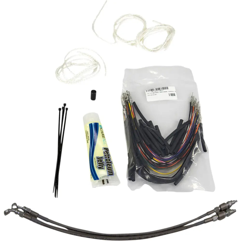 EZ Install Kit - 08-13 FLHTUSE, FLHXSE (Hydraulic Clutch) / 16’’ / Braided - Hand/Foot Components