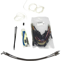 EZ Install Kit - 08-13 FLHTUSE, FLHXSE (Hydraulic Clutch) / 16’’ / Braided - Hand/Foot Components