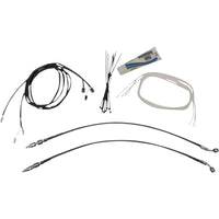 EZ Install Kit - 14-20 FLHT/FLHTC/FLHTCU/FLHX / 14’’/16’’ / Black Braided - Hand/Foot Components