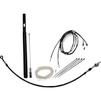 EZ Install Kit - 21 + FLHT/FLHX/FLHXS/FLHXSE/FLHTKSE and FLHTCU/SE (Cable Clutch) / 16’’ / Black Braided - Hand/Foot
