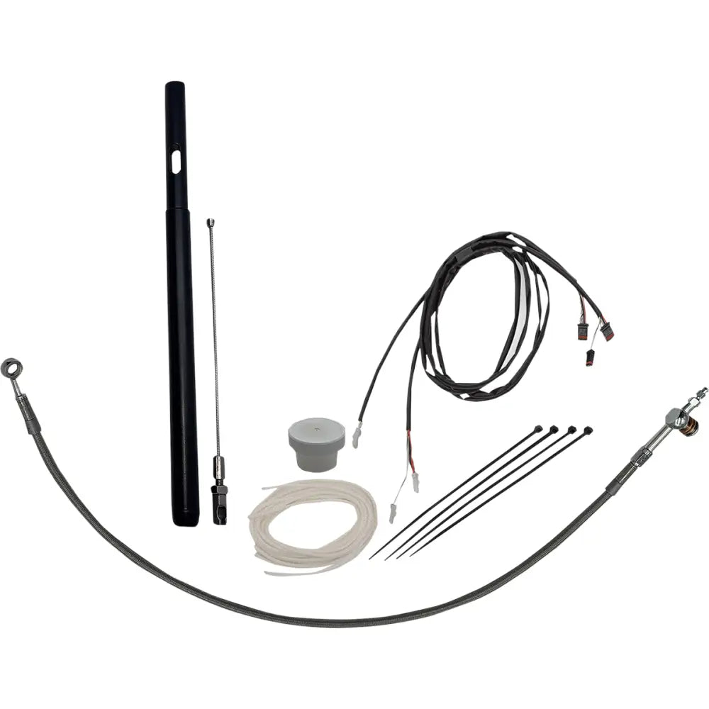EZ Install Kit - 21 + FLHT/FLHX/FLHXS/FLHXSE/FLHTKSE and FLHTCU/SE (Cable Clutch) / 16’’ / Braided - Hand/Foot