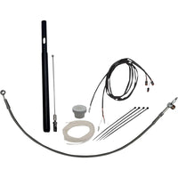 EZ Install Kit - 21 + FLHT/FLHX/FLHXS/FLHXSE/FLHTKSE and FLHTCU/SE (Cable Clutch) / 16’’ / Braided - Hand/Foot