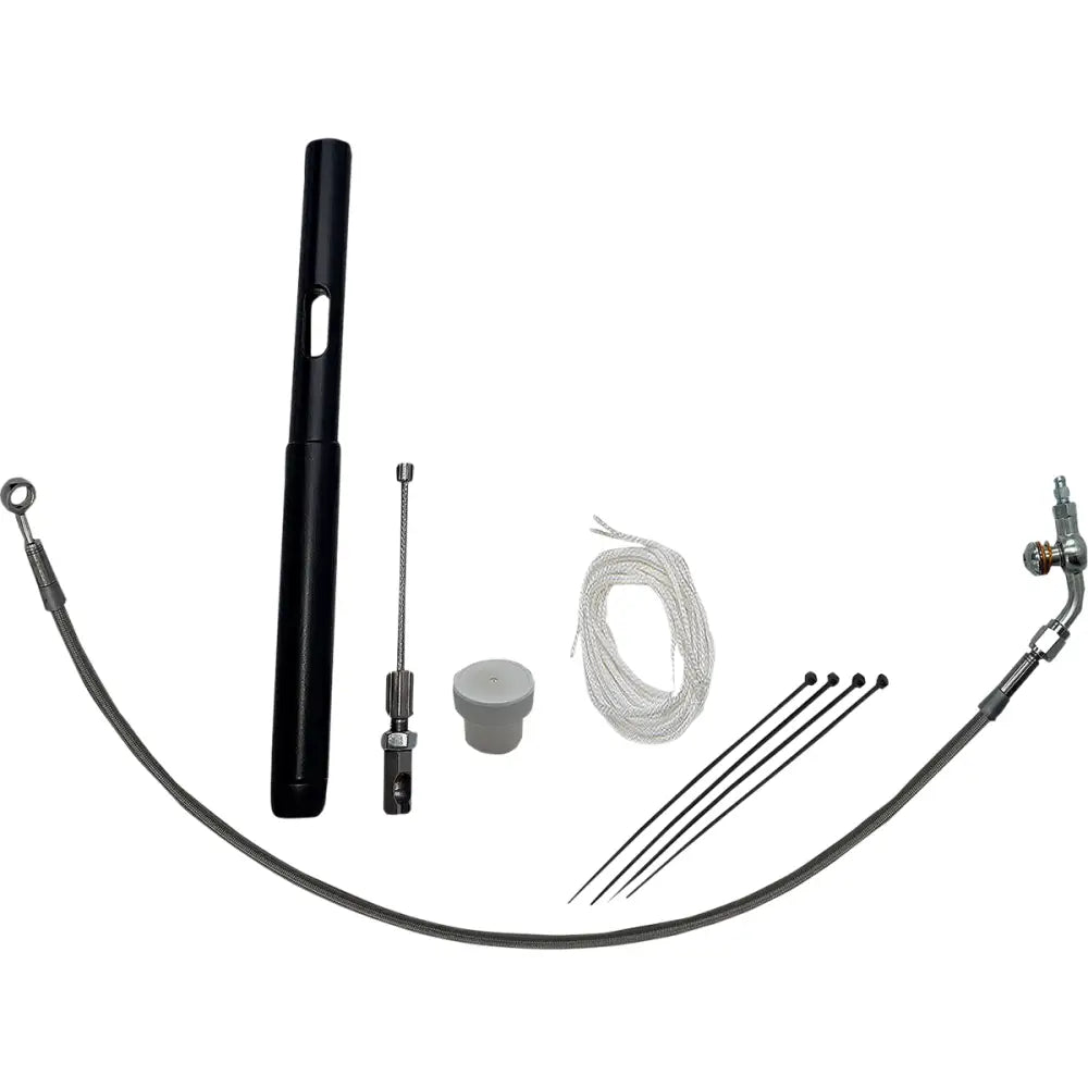 EZ Install Kit - 21 + FLTRK/FLTRXS/FLTRXSE (Cable Clutch Models) / 14’’ / Braided - Hand/Foot Components