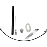 EZ Install Kit - 21 + FLTRK/FLTRXS/FLTRXSE (Cable Clutch Models) / 16’’ / Black Braided - Hand/Foot Components
