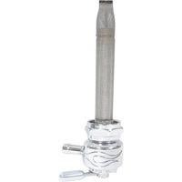 Pingel Petcock - Petcock 90* Facing Forward / Flamed / 22mm Round - Air/Fuel Components