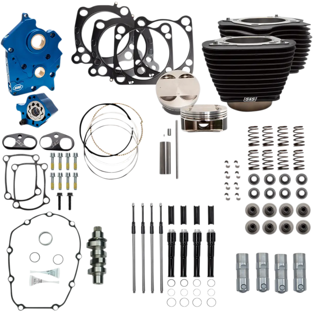 S&S 124’’ Power Packages for Milwaukee 8 - Engine Components