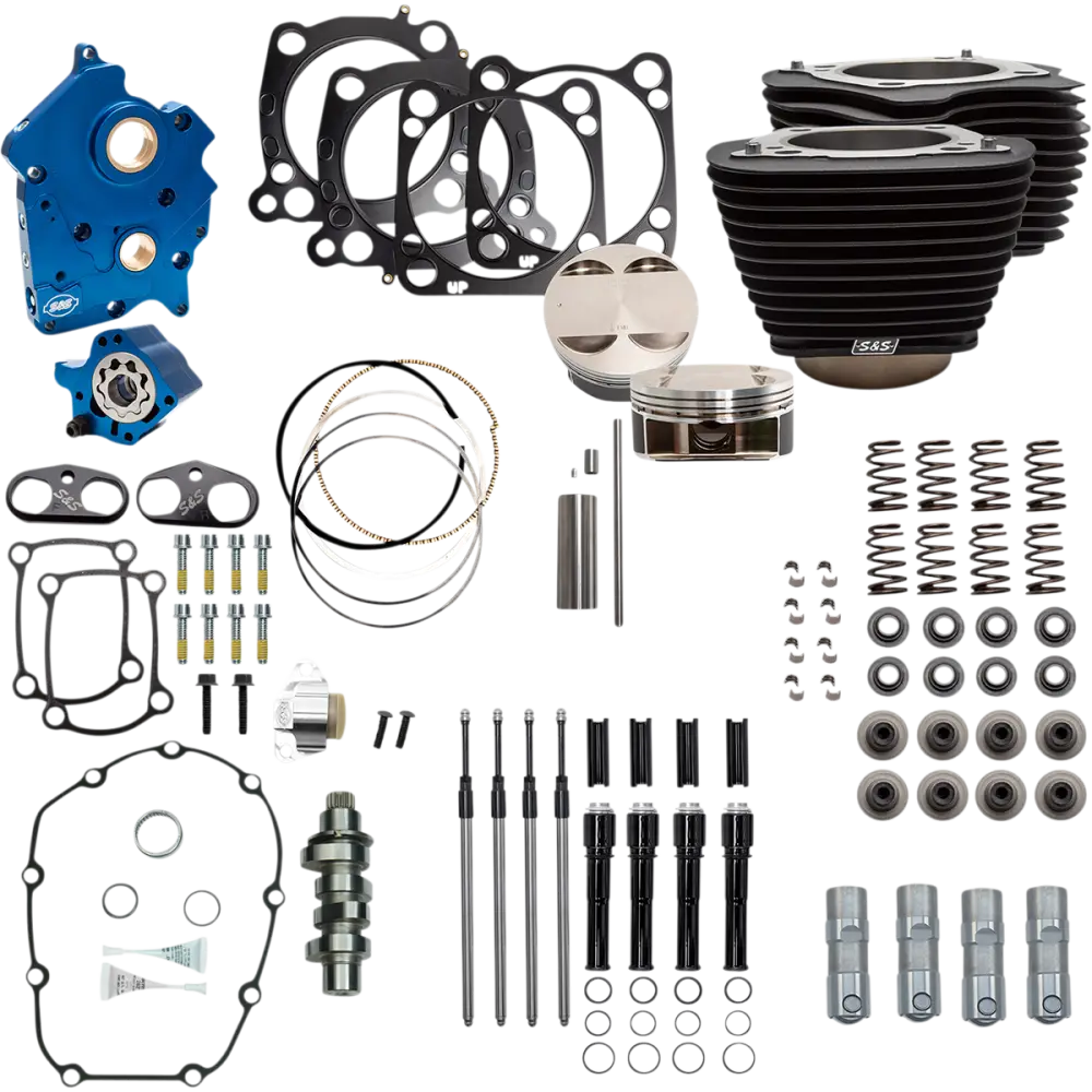 S&S 124’’ Power Packages for Milwaukee 8 - Engine Components
