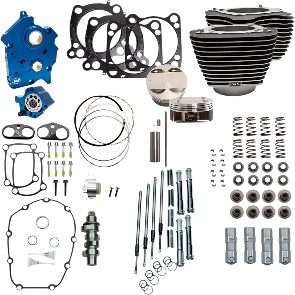 S&S 124’’ Power Packages for Milwaukee 8 - Engine Components