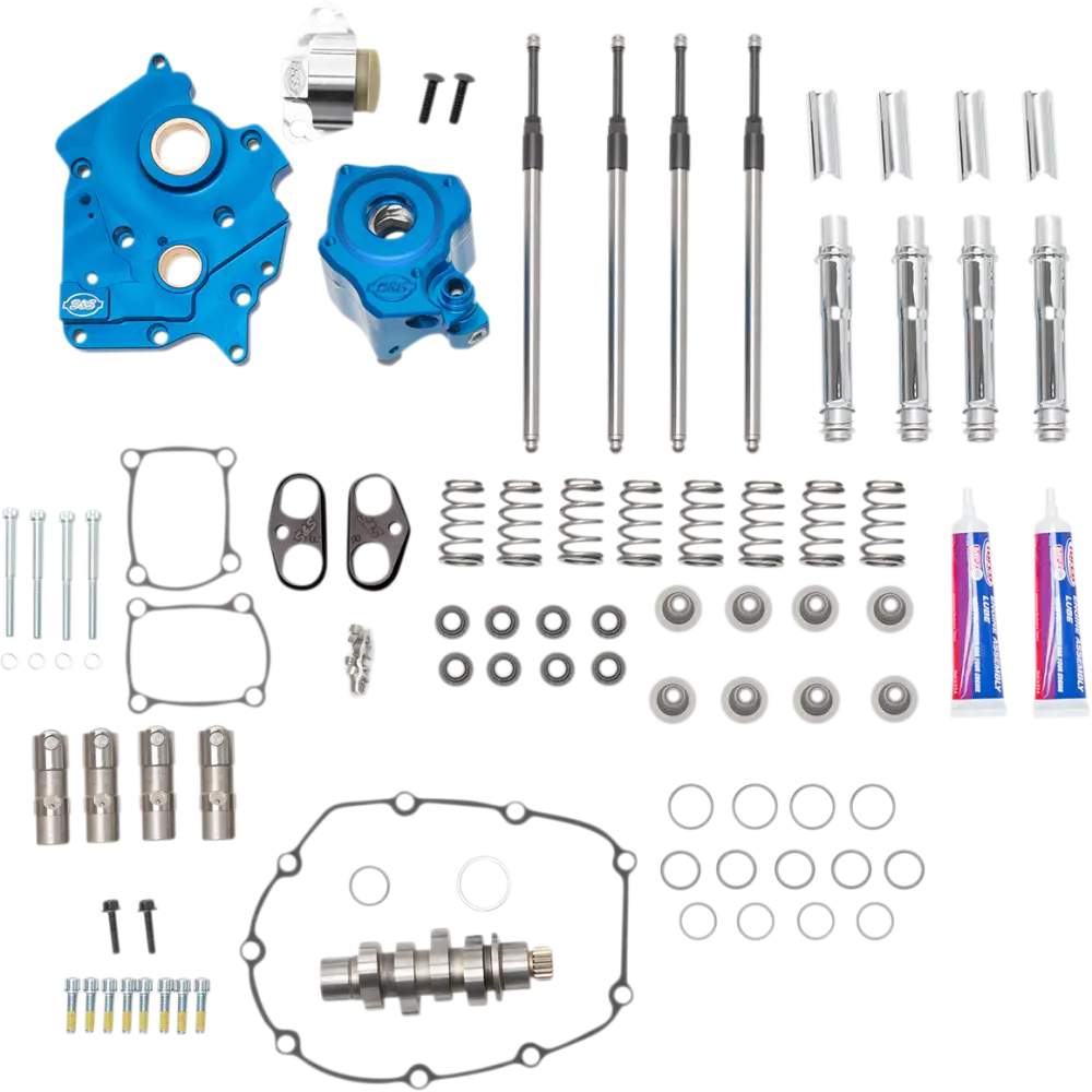 S&S Cam Chest Kit Milwaukee 8 - Twin Cooled / 550 Cam Chain / Chrome - Engine Components