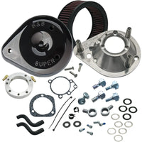 S&S Original Tear Drop Air Cleaner - 99-06 Twin Cam (Stock CV Carb) / Gloss Black - General