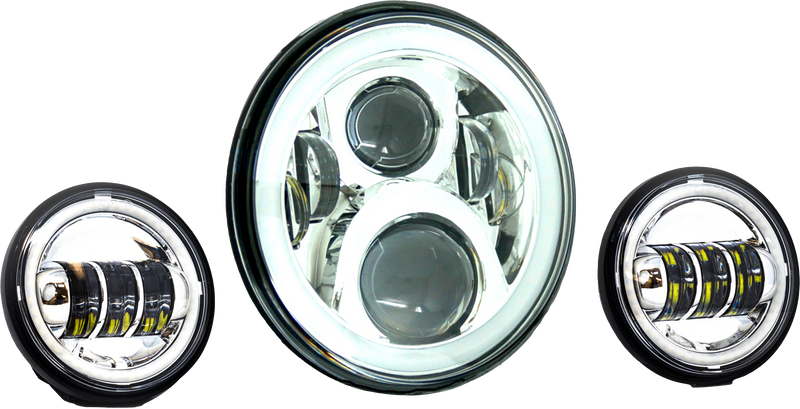 Load image into Gallery viewer, Letric Lighting 7&quot; Led Headlight Pass Lamp Kits
