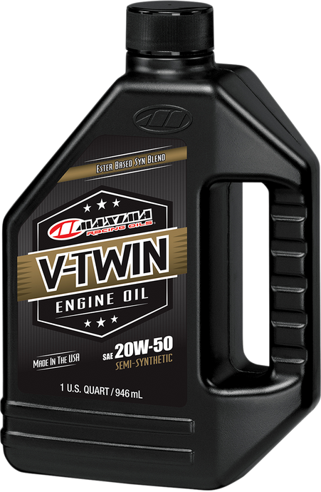 Maxima Racing Oils V-Twin Semi-Synthetic Engine Oil  20W-50