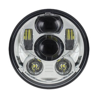 5.75 MOONSMC¬Æ Moonmaker 2 LED Headlight For Harley - CHROME - Lighting Components