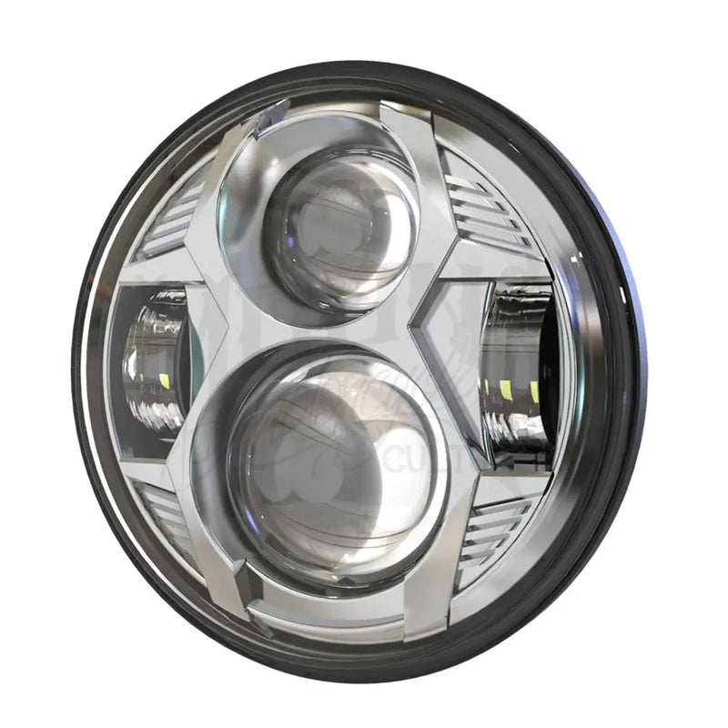 Load image into Gallery viewer, 5.75 MOONSMC¬Æ OG Moonmaker V2 LED Headlight - Chrome - Lighting Components
