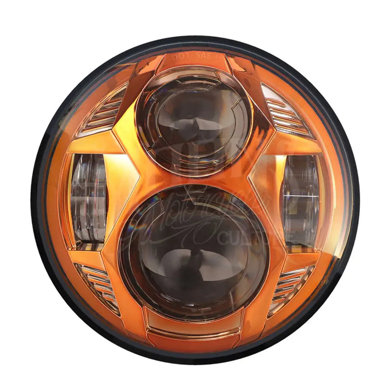 Load image into Gallery viewer, 5.75 MOONSMC¬Æ OG Moonmaker V2 LED Headlight - Orange - Lighting Components
