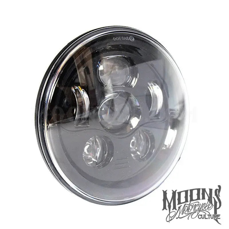 Load image into Gallery viewer, 7’’ MOONSMC¬Æ Moonmaker 2 LED Headlight - Black - Lighting Components
