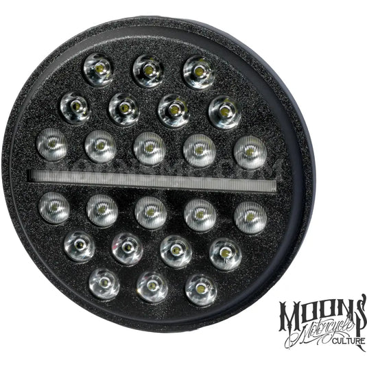 7’’ MOONSMC¬Æ Moonmaker Fly Eye¬Æ LED Headlight - Lighting Components