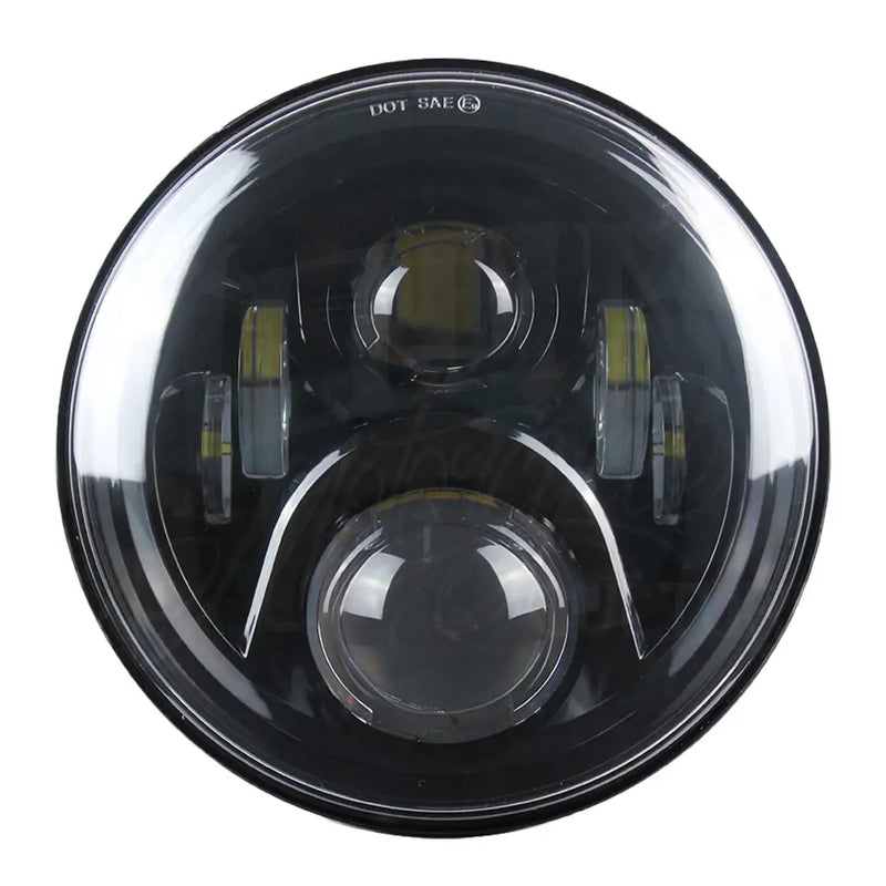 Load image into Gallery viewer, 7’’ MOONSMC¬Æ Moonmaker LED Headlight For Harley - Black - Lighting Components
