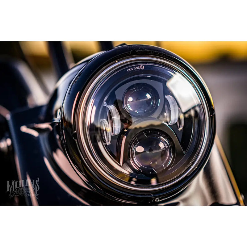 Load image into Gallery viewer, 7’’ MOONSMC¬Æ Moonmaker LED Headlight For Harley - Lighting Components
