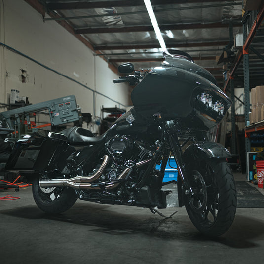 Fab 28 M8 Bagger Exhaust