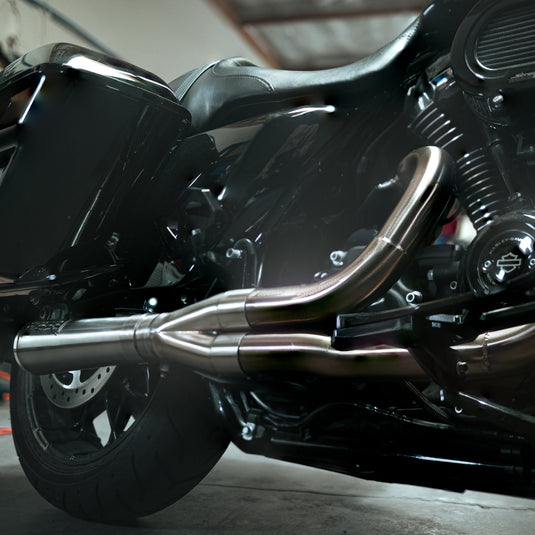 Fab 28 M8 Bagger Exhaust