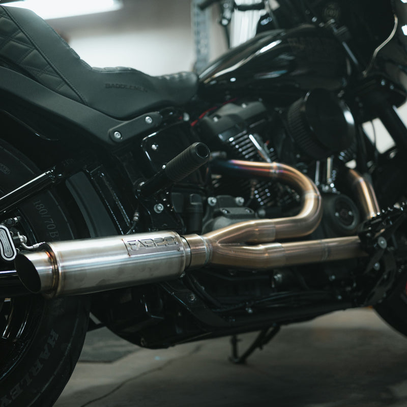 Load image into Gallery viewer, Fab 28 M8 Softail / Low Rider ST Exhaust
