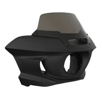 Motorcycle fairing with tinted windscreen.