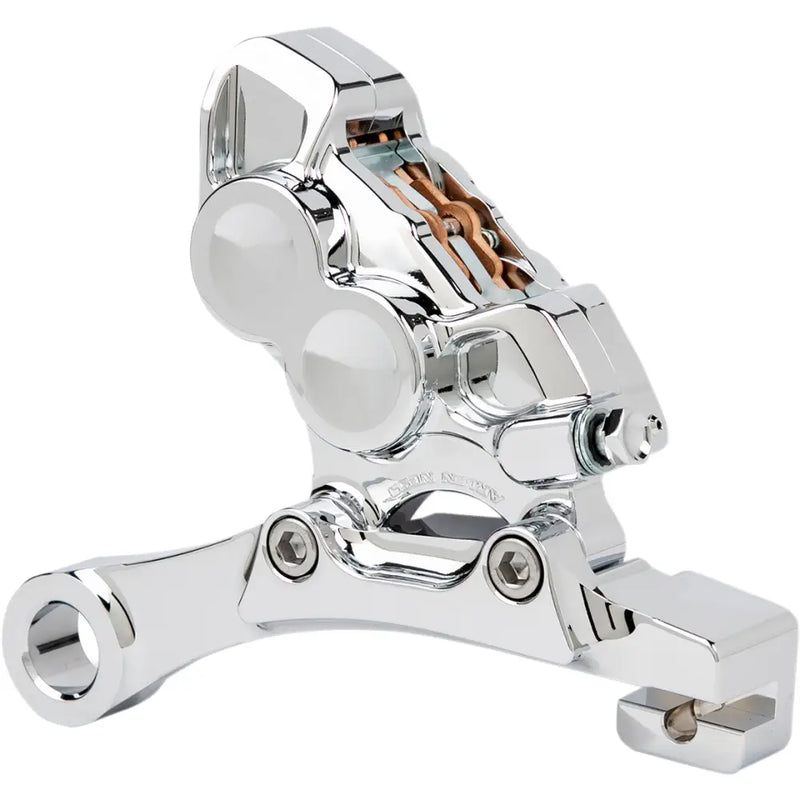 Load image into Gallery viewer, Arlen Ness 4 Piston Caliper - 08-17 FXD / Rear/Bracket / Chrome
