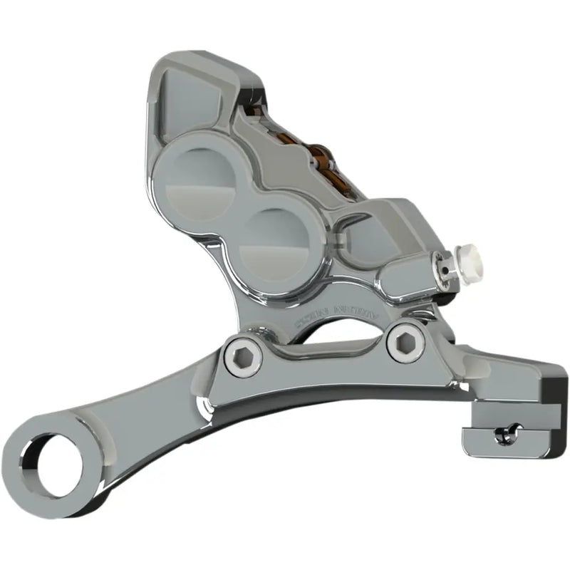 Load image into Gallery viewer, Arlen Ness 4 Piston Caliper - 08-21 Touring / Rear/Bracket / Chrome
