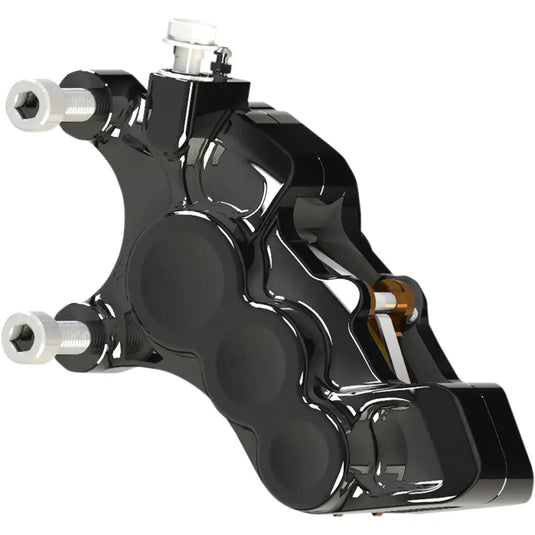 Arlen Ness 6 Piston Caliper - 08-21 Touring/18-21 Softail/06-17 FXD,FLST/14-21 XL w/ 11.8’’ Rotors / Front Left / Black