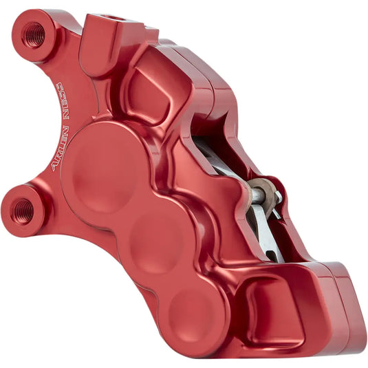 Arlen Ness 6 Piston Caliper - 08-21 Touring/18-21 Softail/06-17 FXD,FLST/14-21 XL w/ 11.8’’ Rotors / Front Left / Red