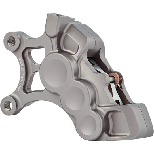 Arlen Ness 6 Piston Caliper - 08-21 Touring/18-21 Softail/06-17 FXD,FLST/14-21 XL w/ 14’’ Rotors / Front Left / Titanium