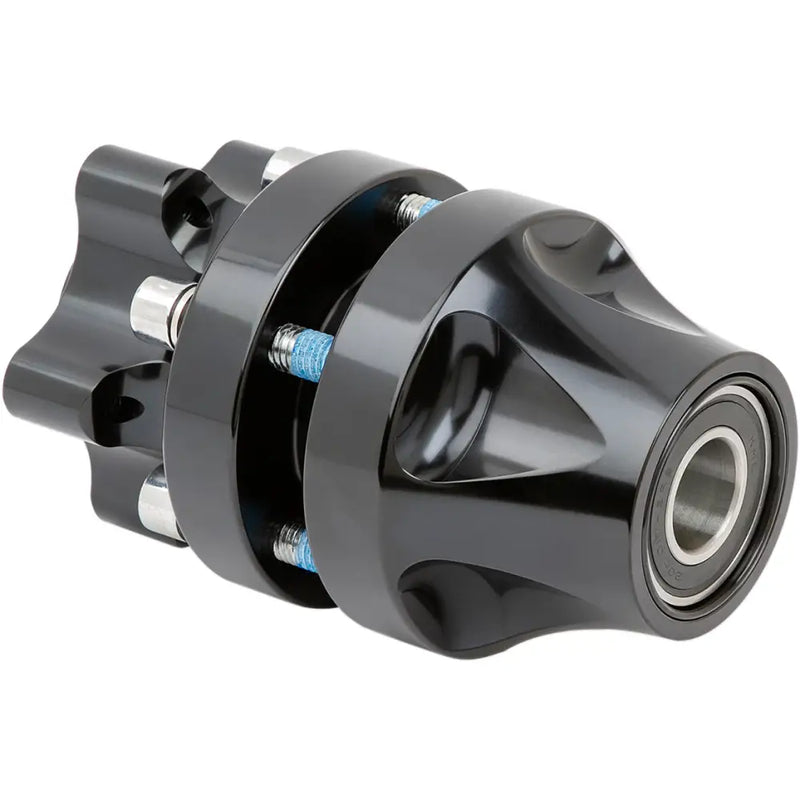 Load image into Gallery viewer, Arlen Ness Cartridge Hub Kits - Front / 00-07 FLT Single / Black - Wheel/Tire Components
