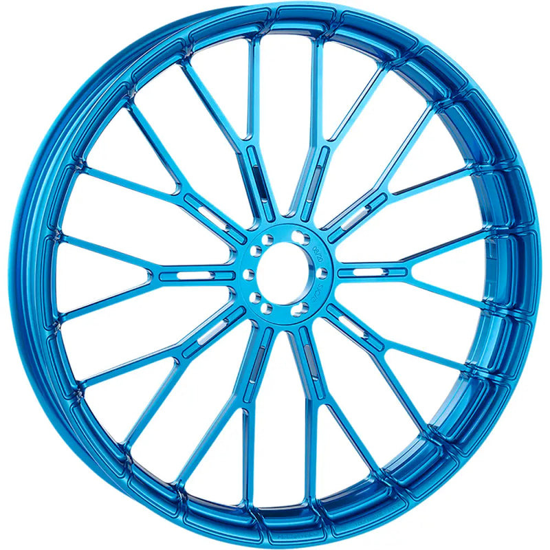 Load image into Gallery viewer, Arlen Ness Forged Billet Rims - Y Spoke / 19X3.25 / Blue - Wheel/Tire Components
