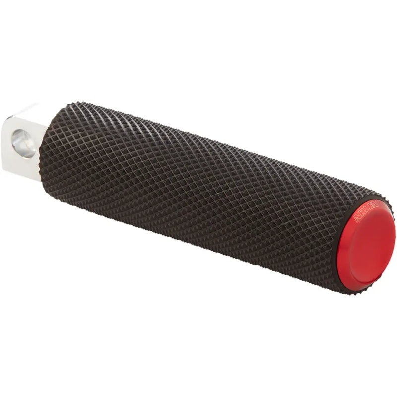 Load image into Gallery viewer, Arlen Ness Knurled Footpegs - Male Mount Model / Red - Hand/Foot Components
