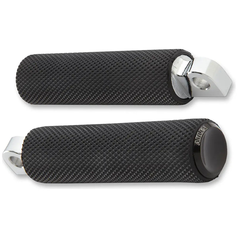 Load image into Gallery viewer, Arlen Ness Knurled Footpegs - Male Mount Models / Black - Hand/Foot Components
