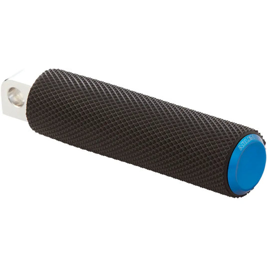 Arlen Ness Knurled Footpegs - Male Mount Models / Blue - Hand/Foot Components