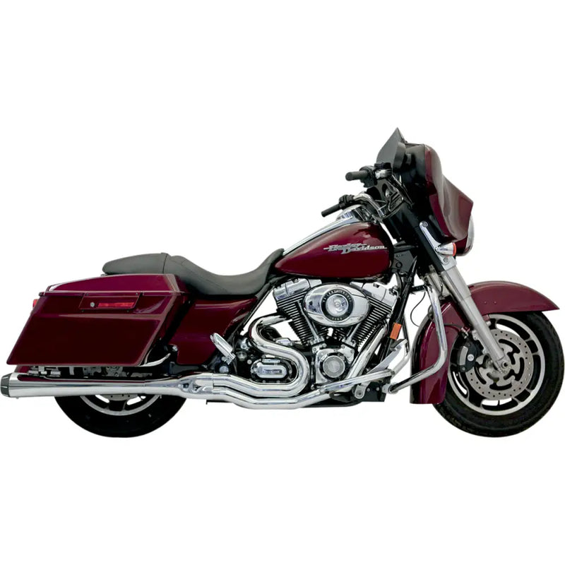 Load image into Gallery viewer, Bassani B4 2-Into-1 Exhaust Systems - Megaphone 95-16 FL Models / Chrome - Exhaust Components
