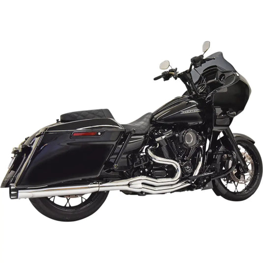 Bassani Road Rage 2-Into-1 High Performance M8 Systems - M8 Chrome - Exhaust Components