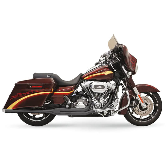 Bassani Road Rage 2-Into-1 Systems - 10-16 FL Models / Black - Exhaust Components