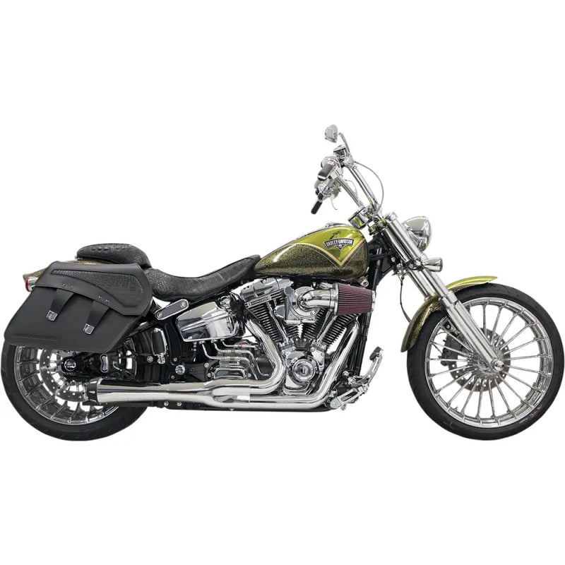 Load image into Gallery viewer, Bassani Road Rage 2-Into-1 Systems M8 Softail - 13-17 FXSB/FXSE, 08-11 FXCW/C / Chrome (Short) - Exhaust Components
