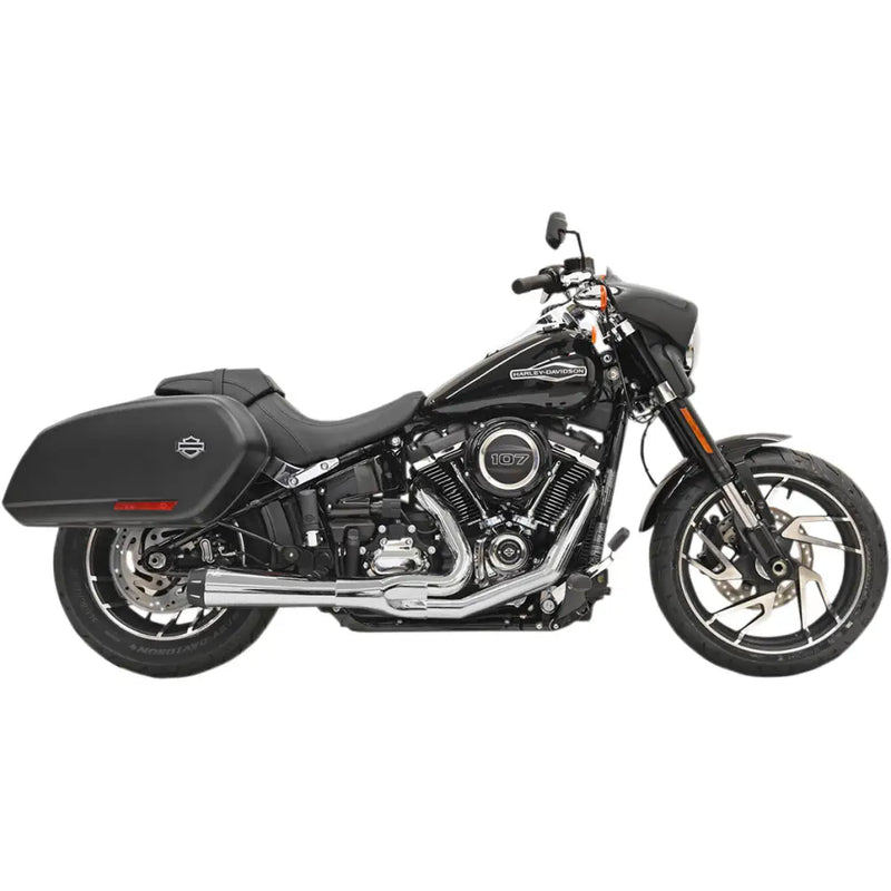 Load image into Gallery viewer, Bassani Road Rage 2-Into-1 Systems M8 Softail - 18 + FLSB, 22 + FXLRST / Chrome (Short) - Exhaust Components
