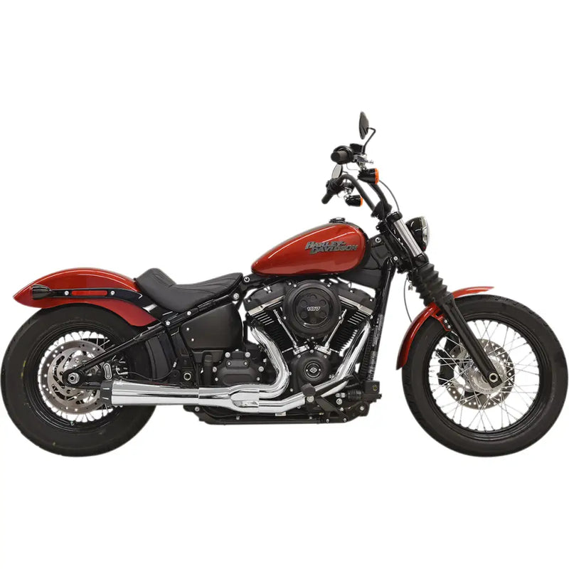 Load image into Gallery viewer, Bassani Road Rage 2-Into-1 Systems M8 Softail - 18 + FXBB/FXLR/FLSL and 20-22 FXST / Chrome (Short) - Exhaust Components
