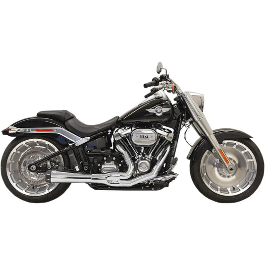 Bassani Road Rage 2-Into-1 Systems M8 Softail - 18 + FXBR/S, FLFB/S, FXDR/S / Chrome (Short) - Exhaust Components