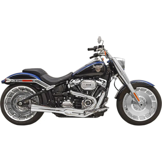 Bassani Road Rage II 2-Into-1 Exhaust Systems - 18 + FXBR/FLFB/FXDRS / Chrome - Exhaust