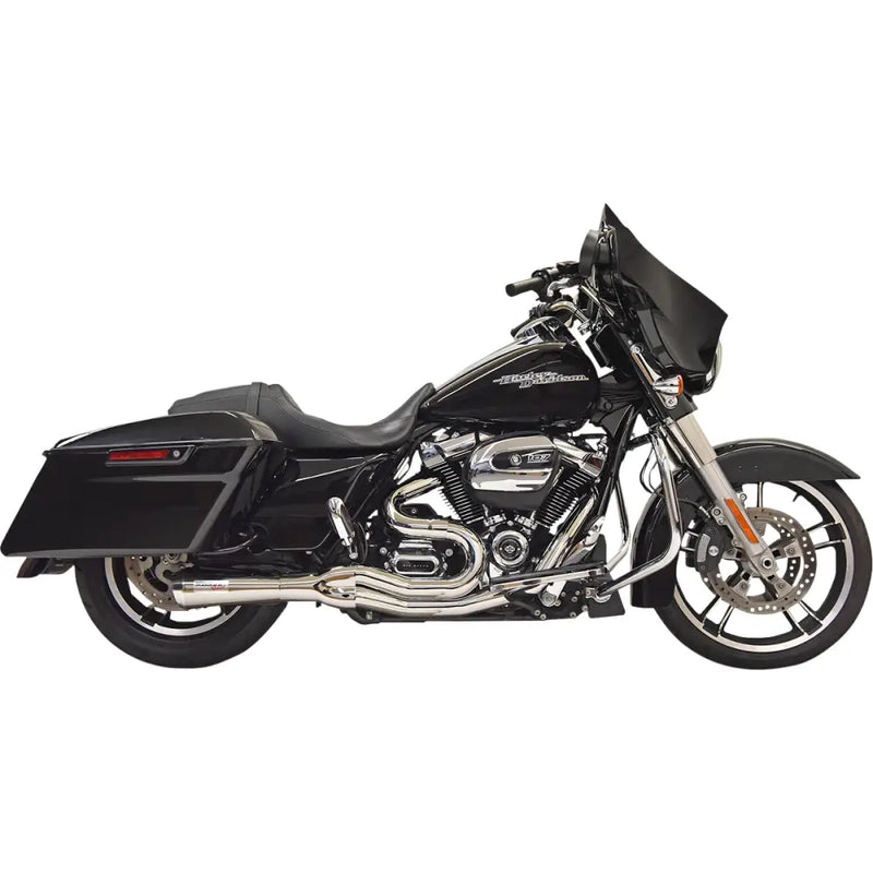 Load image into Gallery viewer, Bassani Road Rage II 2-Into-1 Mid-Length System - 17 + FL / Chrome - Exhaust Components
